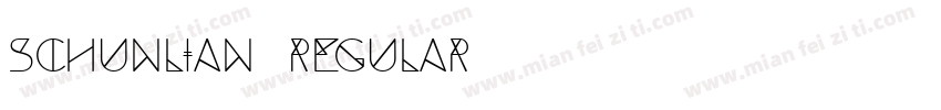 Schunlian Regular字体转换